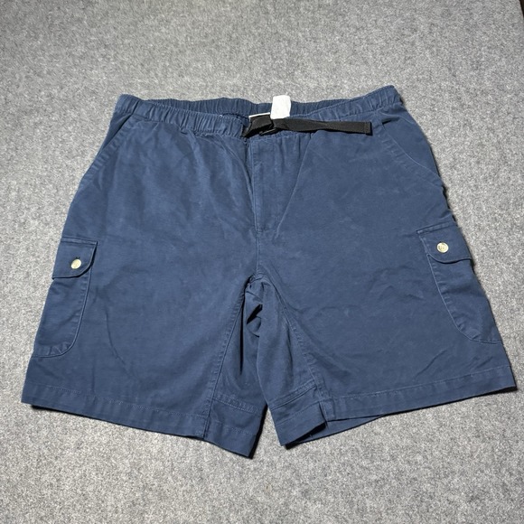 Columbia Other - Vintage Columbia Mens Heavyweight Belted Cargo Short Size XXL Blue Outdoor Fish